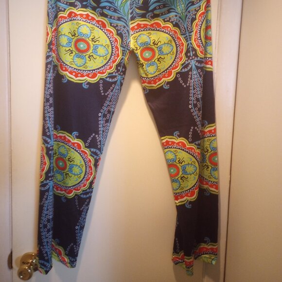 Boho pants multi color design size L New!! - Picture 4 of 7